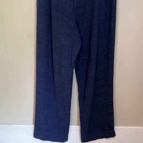 Free People Straight Leg Trouser Navy Blue Size 0 Womens Small - Picture 12 of 15